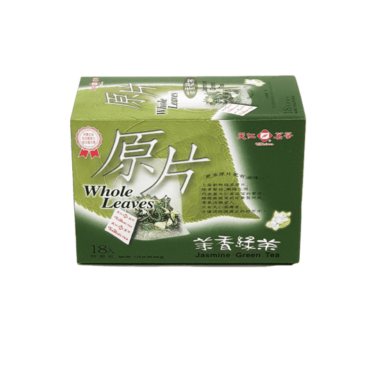 Jasmine Green Tea Bags (Whole Leaves 18 pk)